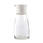 Distributeur d'huile accessoire pot conteneur sauce soja pot facile a nettoyer bouteille en verre portable ...