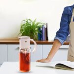 Distributeur d'huile sans gouttes, bouteille de sauce soja en verre, pot de vinaigre, bouteille de condiments ...
