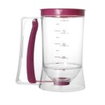Distributeur de p�te a farine pour g�teau chi, tasse a mesurer, speratateur a cr�me, p�te a cr�pes, muffins, ...