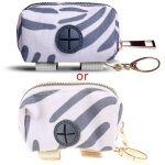 Distributeur portable de sacs biod�gradables pour animaux de compagnie, sac a excr�ments pour chiens, ...