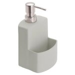 Distributeur rechargeable de liquide vaisselle avec porte �ponge wenko gris