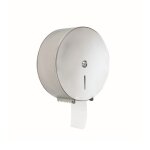 Distributeur de rouleaux de papier toilette max. 31cm avec serrure de securite acier inoxydable chrome ...