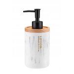 Distributeur de savon liquide kadax marbre blanc