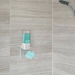 Distributeur de savon mural blanc