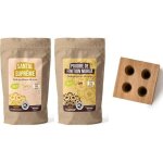 Diy encens - moule en bois pour 4 c�nes + poudre santal supr�me + poudre de finition