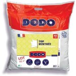 Dodo lot de 2 oreillers - top rentr�e - oreillers moelleux - 60 x 60 cm