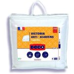 Dodo couette temp�r�e 300gr / m anti - acarians victoria 240x260 cm blanc