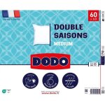 Dodo - oreiller double saisons - 60 x 60 cm - 100% polyester volupt'air - blanc