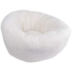 Dog s cat s rasty coussin pouf chat petit chien blanc 45 x 25 cm