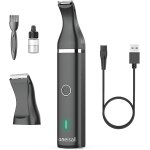 Dog clipper low noise dog paw trimmer dog hair trimmer for dogs cats paws eyes ears face body (white) ...