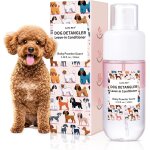 Dog detangler spray, leave - in & detangling spray for dogs, baby powder scent, professional grooming ...