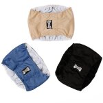 Doglemi - 3 couches lavables pour chiens paquet de 3 bandes abdominales pour chiens masculins pantalon ... Doglemi - 3 couches lavables pour chiens paquet de 3 bandes abdominales pour chiens masculins pantalon ...