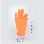 Doigtiers cratifs en forme de l'hypothse, jouets pratiques pour blagues, mini mains amusantes, jouet ...