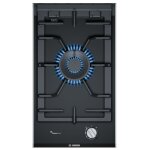 Domino cuisson au gaz, 30 cm, vitrocramique, noir bosch pra3a6b70