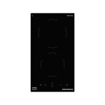 Domino vitroceramique 30 cm - 2 hi - light - 9 puissances de chauffe - 3 glem - gth32t