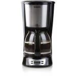 Domo do708k - cafeti�re - 12 tasses - noir / inox
