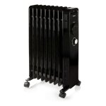 Domo do7327r appareil de chauffage intérieure noir 2000 w chauffage électrique à bain d'huile Domo do7327r appareil de chauffage intérieure noir 2000 w chauffage électrique à bain d'huile