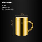 Dor� - 270 ml - tasse thermos double couche en acier inoxydable 304, anti - br�lure, tasse avec jules, ...