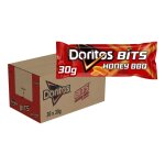 Doritos bits twisties chips saveur honey bbq snack croustillant 30x30g total 900g