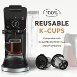 Dosettes de café réutilisables, 6 pièces, compatibles avec la cafetière ninja a double brassage, dosette ... Dosettes de café réutilisables, 6 pièces, compatibles avec la cafetière ninja a double brassage, dosette ...