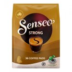 Dosettes de caf jacobs douwe egberts senseo strong, 36 pices.