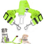 Double ceinture pour 2 chiens - laisse rflchissante rglable de scurit en nylon elastique - harnais ...