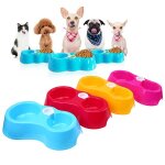 Double distributeur d'eau portable en plastique pour animaux de compagnie, bassin d'alimentation automatique ... Double distributeur d'eau portable en plastique pour animaux de compagnie, bassin d'alimentation automatique ...