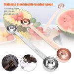 Double face cuillère a mesurer en acier inoxydable cuillère a café cuillère a soupe outil cuillères a ... Double face cuillère a mesurer en acier inoxydable cuillère a café cuillère a soupe outil cuillères a ...