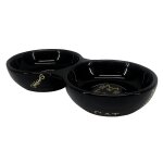 Double gamelle en c�ramique pour chat nobby pet dor�en cat