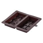 Double moule a chocolat de duba� en silicone zenker special creative