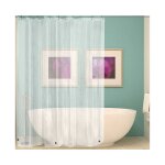Doublure de rideau de douche écologique en peva 72 x 72 po - robuste, ?illets antirouille, séchage rapide, ... Doublure de rideau de douche écologique en peva 72 x 72 po - robuste, ?illets antirouille, séchage rapide, ...