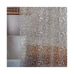 Doublure de rideau de douche imperm�able et durable 72 x 72 pouces avec motif galets 3d - eva robuste, ...