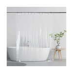 Doublure de rideau de douche imperméable et durable 72 x 72 pouces - peva écologique, facile d'entretien, ... Doublure de rideau de douche imperméable et durable 72 x 72 pouces - peva écologique, facile d'entretien, ...