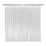 Doublure de rideau de douche imperméable en peva 8g, 183 x 183 cm, transparente, non toxique, durable, ... Doublure de rideau de douche imperméable en peva 8g, 183 x 183 cm, transparente, non toxique, durable, ...