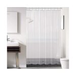 Doublure de rideau de douche transparente en peva 72 x 72 cm - imperméable, écologique, durable, polyvalente ... Doublure de rideau de douche transparente en peva 72 x 72 cm - imperméable, écologique, durable, polyvalente ...