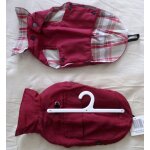 Doudoune pour chien taille 30 kilt rouge