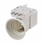 Douille dcl courte - culot e27 - 10 pi�ces - 62102 ebenoid