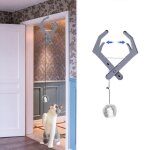 Dr�le chat b�ton jouet suspendu porte style animal teaser baguette color� plume pince insecte forme jouets ...