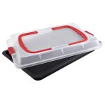 Dr oetker 1012 plaque de cuisson avec couvercle, plaque de cuisson, boite transport gâteau, plaque pour ... Dr oetker 1012 plaque de cuisson avec couvercle, plaque de cuisson, boite transport gâteau, plaque pour ...