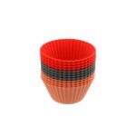 Dr. oetker 1263 lot de 12 moule mini muffin, 12 caissette cupcakes, 12 caissettes muffins, moule en silicone, ...