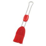 Dr. oetker 4044935019283 pinceau a p�tisserie silicone rouge et argent