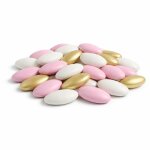 Drag�es amandes avola 500g blanc rose or