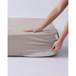 Drap double elastique en bambou belle - pierre
