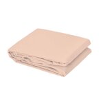Drap housse en coton lav� oekotex rose clair 200 x 80
