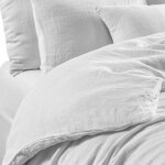 Drap housse harmony en 100% lin lav�