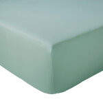 Drap - housse pour lit relevable percale de coton uni bonnet 30 cm