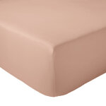 Drap - housse pour lit relevable percale de coton uni bonnet 30 cm