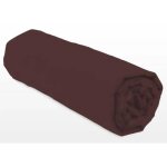 Drap - housse - lovely home - lh71592 - 160x200 + 35 cm - marron