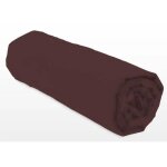 Drap - housse - lovely home - lh71600 - 140x190 + 25 cm - marron