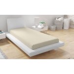 Drap housse microfibre 90 x 200 cm - beige